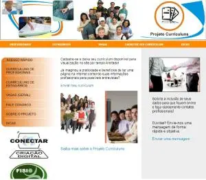 Desenvolvimento de site Projeto Currículuns